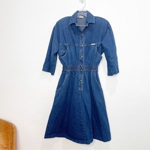 Vintage Dreams Denim Dress Size Small